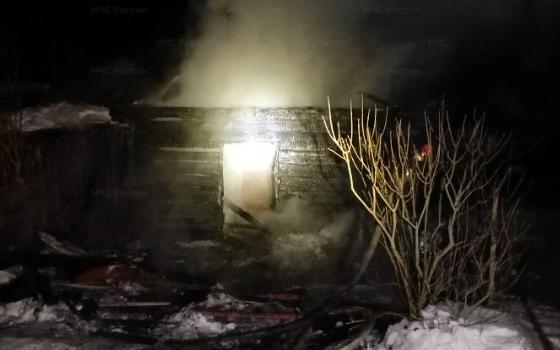 Человек пострадал на пожаре в бане в Дубровском районе