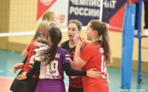Брянские волейболистки выиграли два матча полуфинала чемпионата России