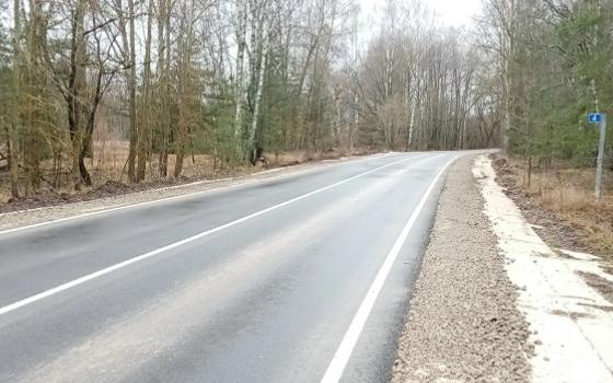 Свыше 11 километров трассы в Клинцовском районе отремонтировали по нацпроекту в прошлом году