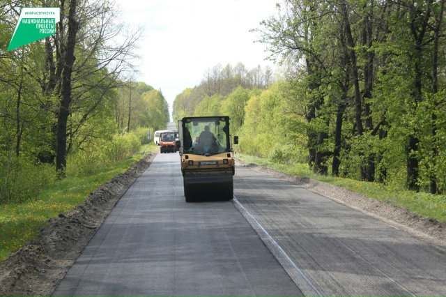 Трассу Рогнедино–Осовик продолжат ремонтировать по нацпроекту