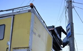 Монтёры всю ночь восстанавливали контактную сеть троллейбусов в Брянске