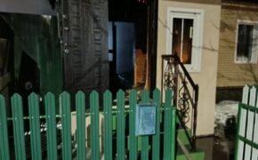 Дом сгорел в посёлке Радица-Крыловка минувшей ночью