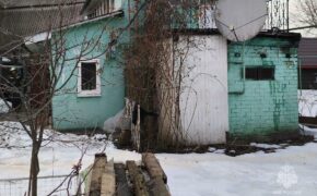 Женщина пострадала на пожаре в Клинцах накануне