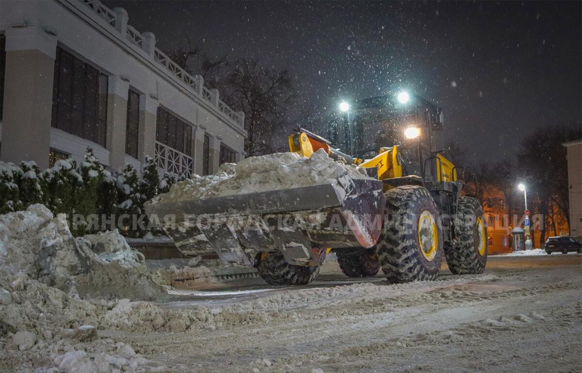 Более 110 тысяч тонн снега вывезли из Брянска за зиму