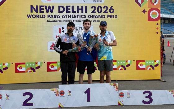 Брянские паралимпийцы завоевали две медали на  этапе Гран-при в Индии
