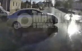 Молодой водитель из Брянска заплатит штраф за попавшее на видео нарушение ПДД
