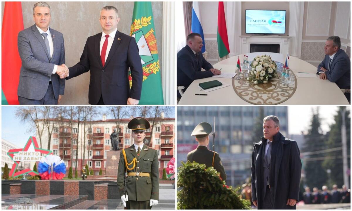 Замгубернатора Брянской области поучаствовал в праздничных мероприятиях в Гомеле