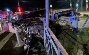 Два машины столкнулись в Брянске в воскресенье