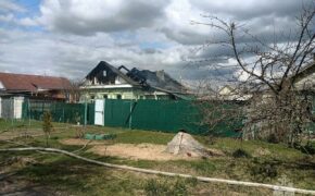 Крыша жилого дома загорелась в Клинцах в минувшую субботу