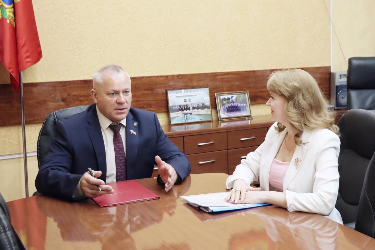Брянский спикер и глава казначейства обсудили взаимодействие ведомств
