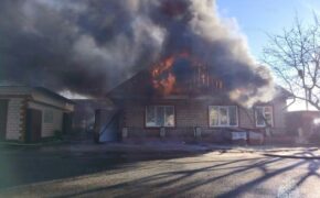 Жилой дом сгорел в посёлке Климово во вторник