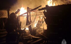 Жилой дом сгорел в Клетне в минувшею пятницу