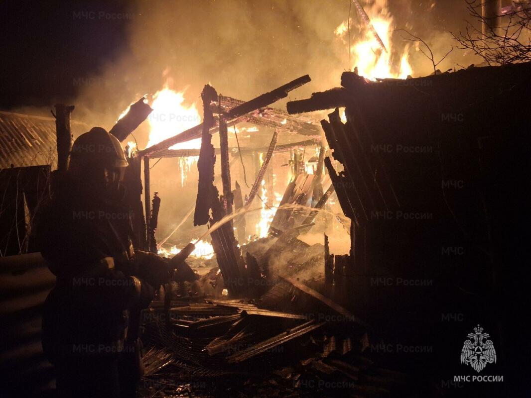 Жилой дом сгорел в Клетне в минувшею пятницу