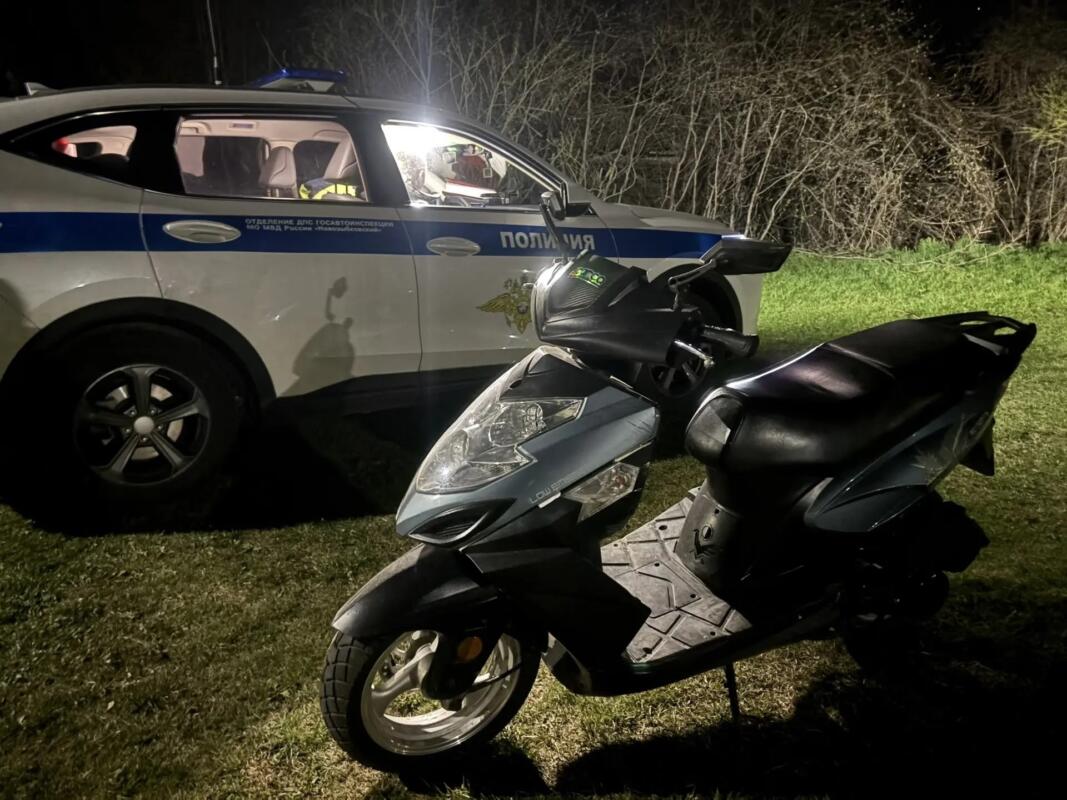 Нетрезвый водитель на мопеде пытался скрыться от полицейских в Новозыбкове