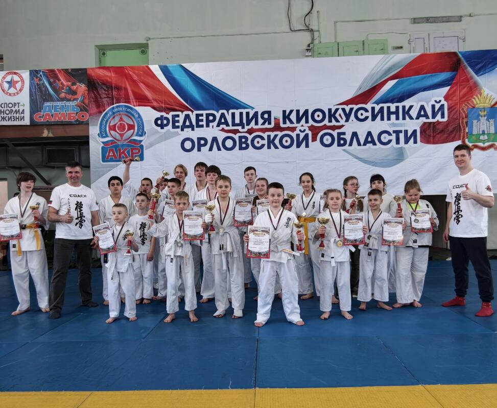 Брянские каратисты завоевали 16 медалей на турнире по киокусинкай