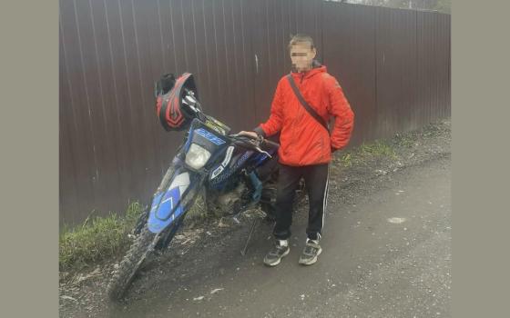 Подростка за рулём мотоцикла задержали полицеские в Брянске