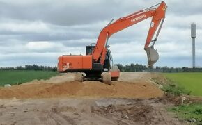 Водопропускные трубы отремонтировал подрядчик на трассе в Брянском районе