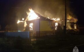 Мужчина погиб на пожаре в жилом доме в Жуковском округе