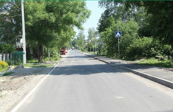 Улицу Окружную в Брянске отремонтировали по нацпроекту