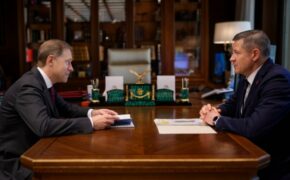 Врио губернатора Брянской области встретился с первым зампредседателя Правительства РФ