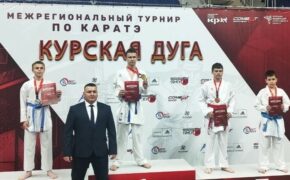 Брянские каратисты привезли три медали из Курска