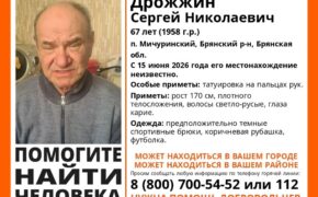 67-летний мужчина пропал в Брянском районе