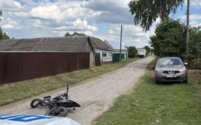 Нетрезвый байкер пострадал в Дятьковском районе накануне