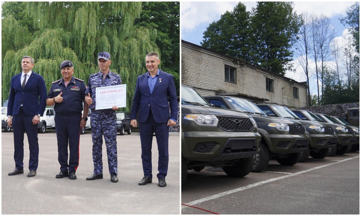 Брянские росгвардейцы получили 10 новых автомобилей