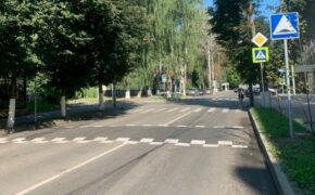 На улице Горького в Брянске сделали искусственную неровность
