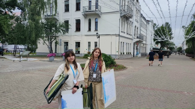 Брянские художники участвовали в международном пленэре «Краски Могилёва»