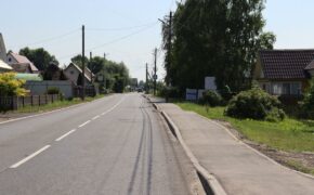 Улицу Пролетарскую в Большом Полпино отремонтировали по нацпроекту