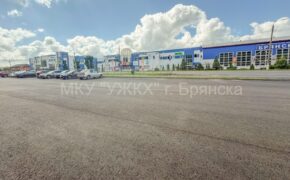 Парковку заасфальтировали около Ледового дворца в Брянске
