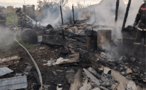 Жилой дом сгорел утром в Дятьковском районе