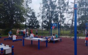 В брянском селе Красный Рог открыли площадку ГТО