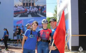 Анна Кондря выиграла чемпионат России по пожарно-спасательному спорту с рекордом Брянской области