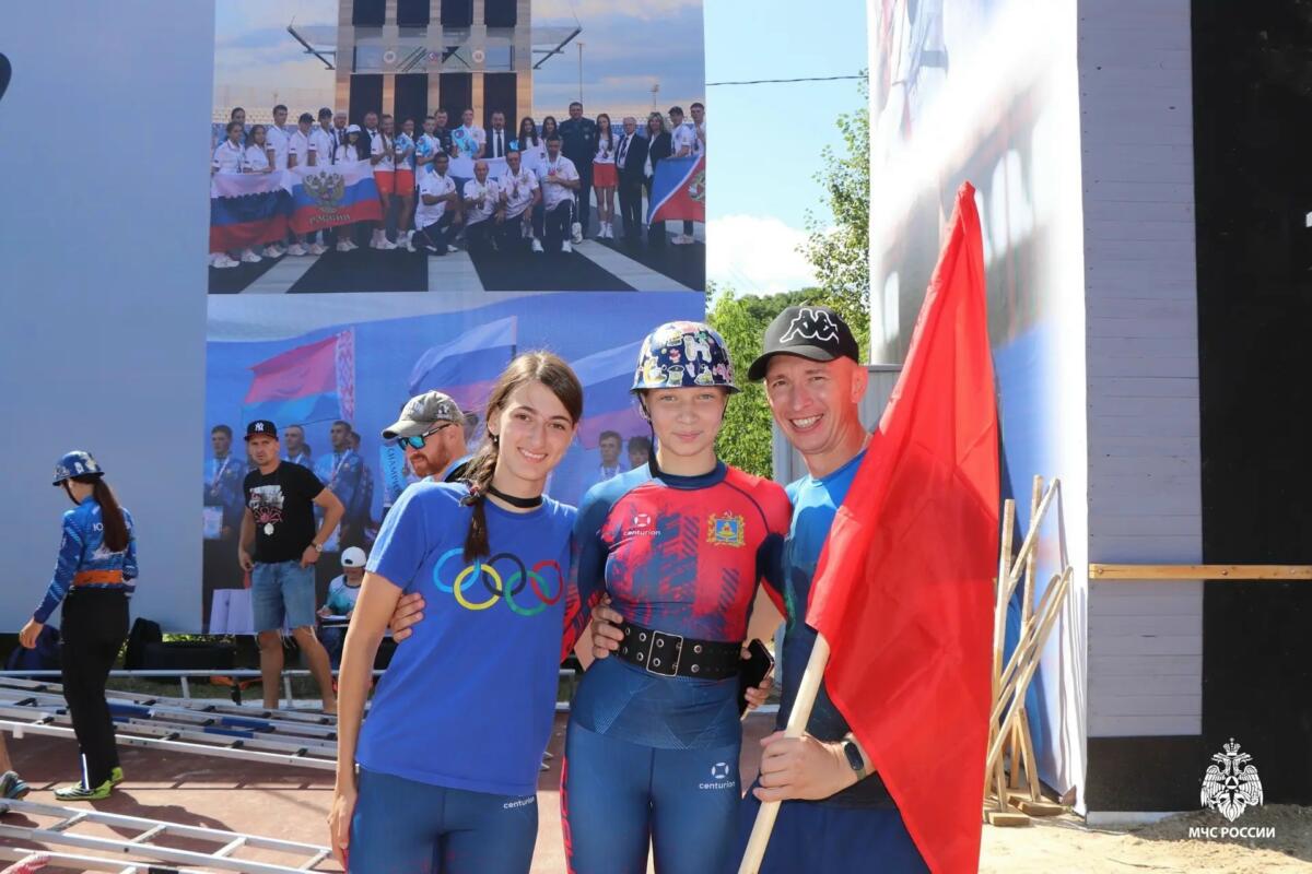 Анна Кондря выиграла чемпионат России по пожарно-спасательному спорту с рекордом Брянской области