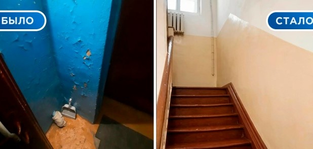 Подъезды в многоэтажке в Брянске отремонтировали после вмешательства прокуратуры