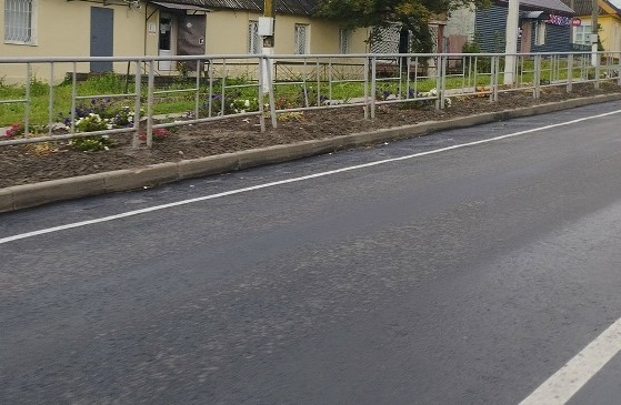 В Выгоничском районе отремонтировали 1,4 километра трассы