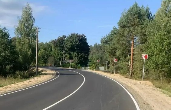 Почти пять километров трассы обновили в Новозыбковском округе по нацпроекту