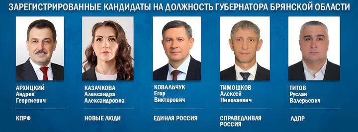 Кто богаче? Пять портретов кандидатов в губернаторы Брянщины