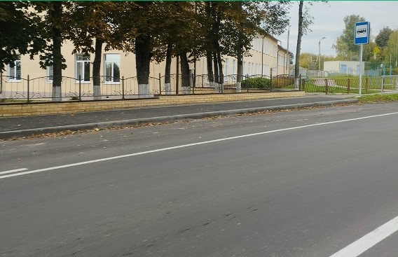 В Выгоничах отремонтировали часть трассы по нацпроекту