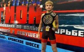 Юный борец завоевал чемпионский пояс «Кубка ЛЕГИОН» в Орле