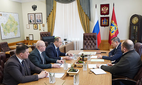 Брянский губернатор встретился с гендиректором «Газпром трансгаз Москва»