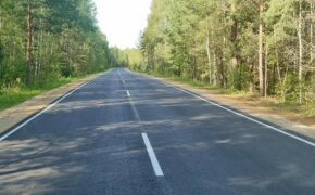 10 километров трассы в Рогнединском районе обновили по нацпроекту