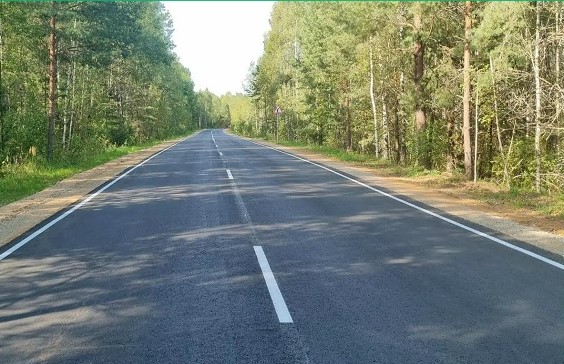 10 километров трассы в Рогнединском районе обновили по нацпроекту