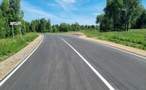 Более шести километров трассы Рогнедино – Осовик обновили по нацпроекту