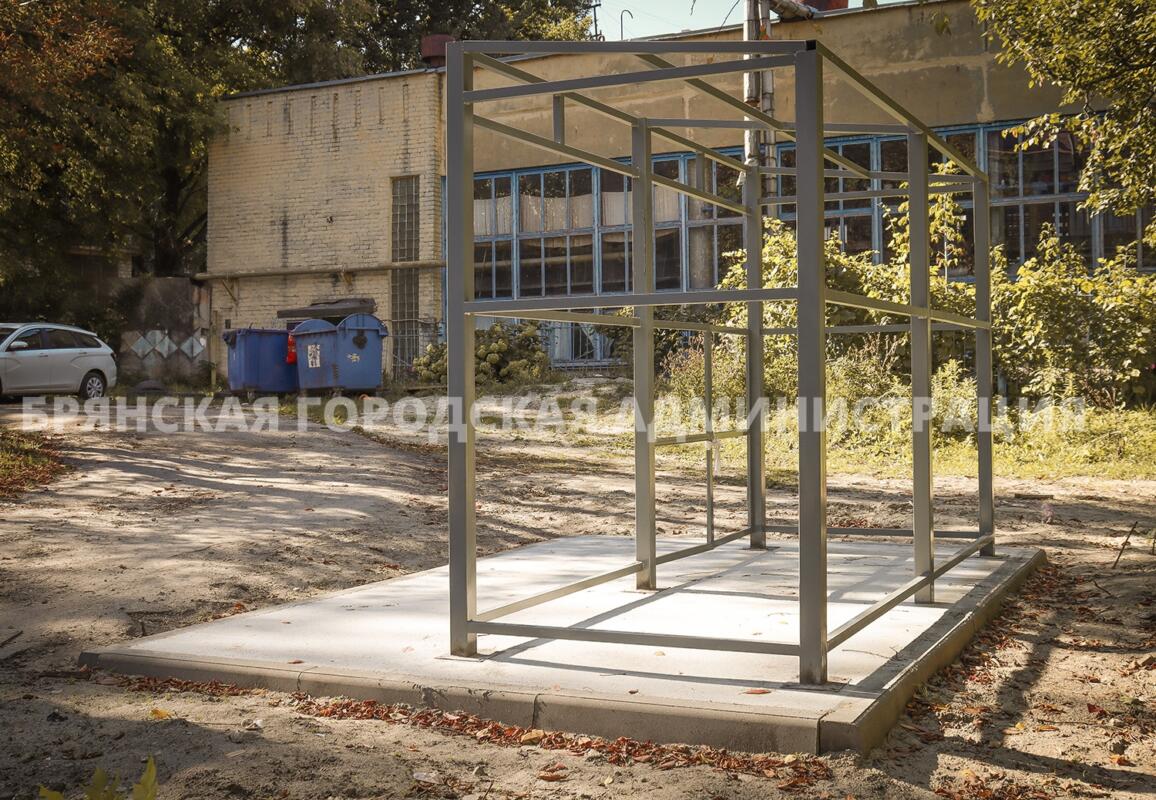 Пять контейнерных площадок установят в Брянске в понедельник