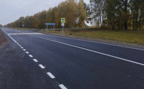 Более восьми километров трассы обновил в Трубчевском районе по нацпроекту