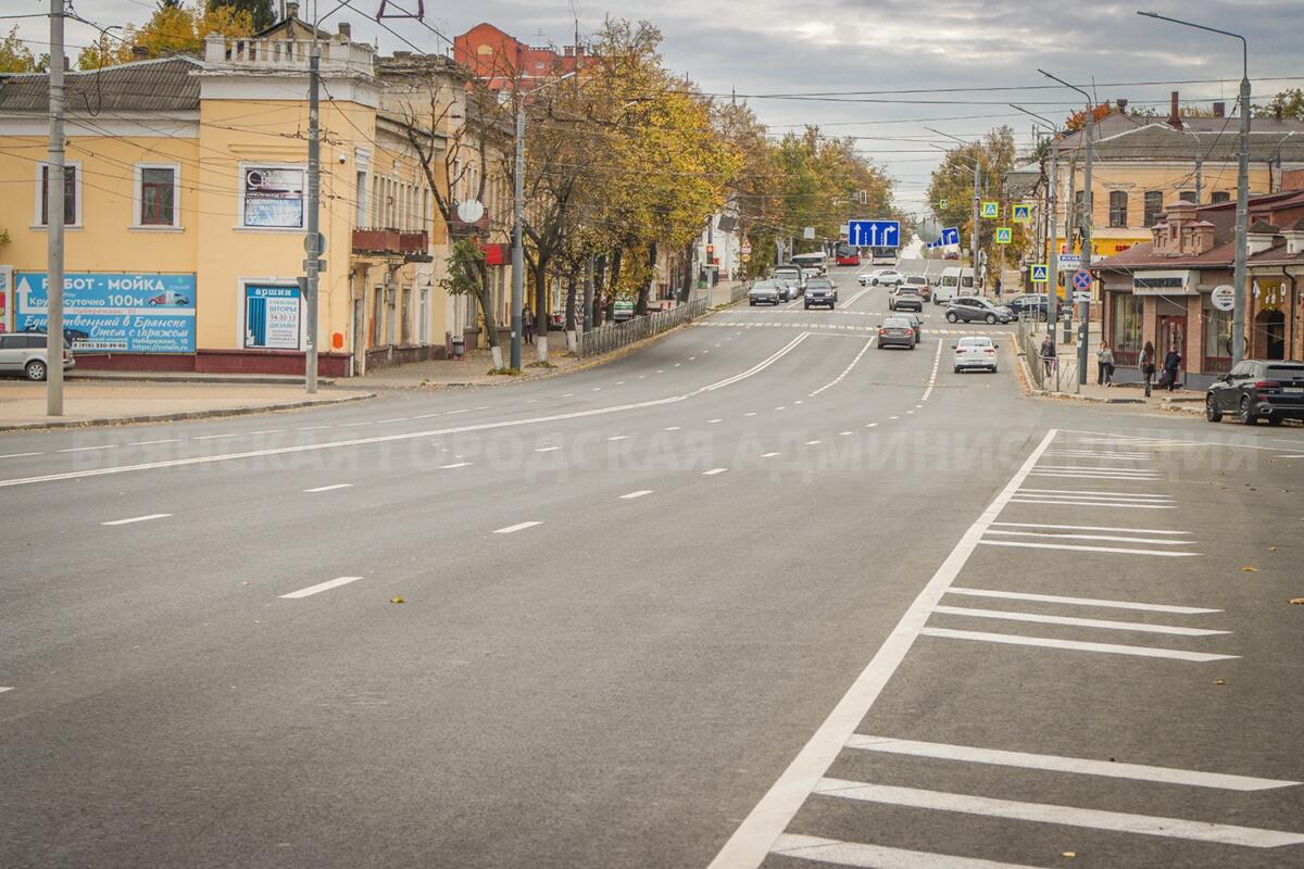 22 дороги отремонтировали в Брянске в 2026 году