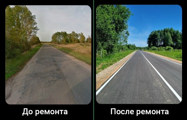 Свыше шести километров трассы Рогнедино – Осовик обновили по нацпроекту